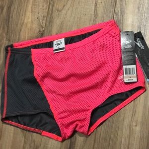 Men's Speedo Color Block Mesh Drag Swim Suit